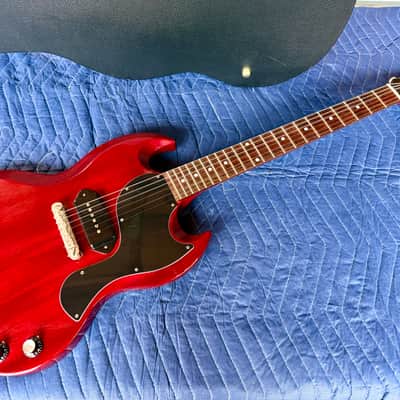 Gibson Custom Shop '63 SG Junior Reissue Lightning Bar 2020 - Present - Cherry Red image 12