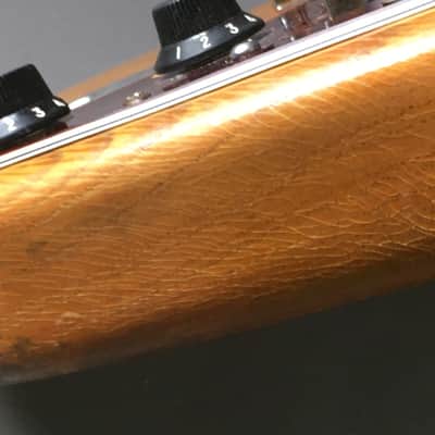 Vintage 1980s Fender Stratocaster Custom Natural Relic Nitro Lacquer Swamp Ash ST72 Hardtail HSC Ultra Light 6.3 Lb image 6