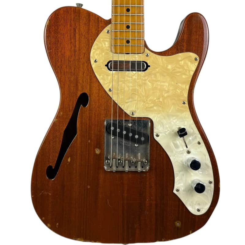 Fender Japan 70’ Reissue Telecaster Thinline 1986 - Mahagoni