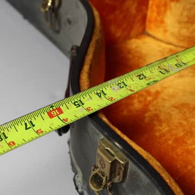 60s GIbson Super 400 Black/Orange Case image 12