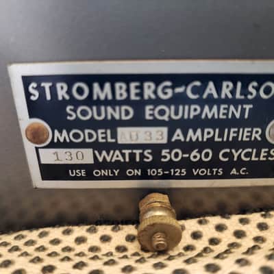 Stromberg Carlson AU33 1950s Amplifier image 8