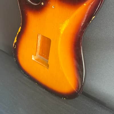 🔥 Fender Custom Shop 1957 Stratocaster Relic Body – Chocolate Burst – COA & Neck Plate 🔥 image 3