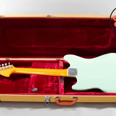 1999 Fender Japan CIJ MG69-65 ’69 Reissue Mustang Sonic Blue w/ Tweed HSC image 6