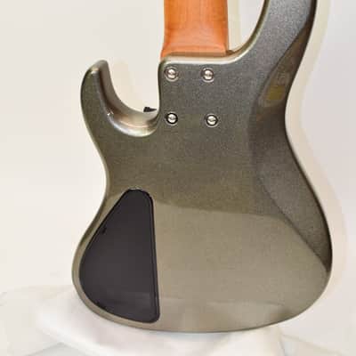 Sadowsky MetroExpress Modern 5-String Bass Guitar, Maple Fingerboard, Silver Metallic w/ Bag image 13