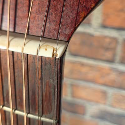 Vintage Japan 1980s Alvarez 5071 Acoustic Guitar Natural w/ OHSC image 4