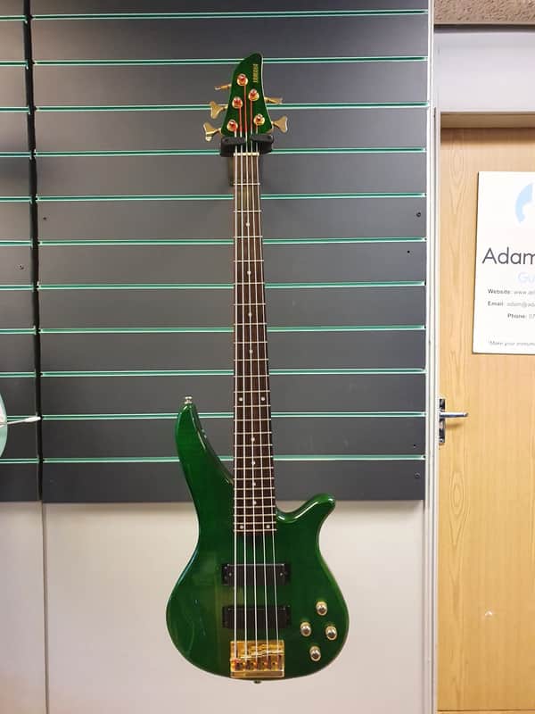 Yamaha RBX765A Translucent Green 5 String Electric Bass Guitar