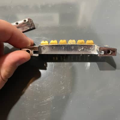 Schaller 455 Wraparound Bridge Gibson 1980’s - Chrome image 5