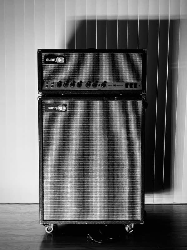 Sunn Solarus 60-Watt Guitar Amp Head (1968-69) and 1x15" cabinet image 1