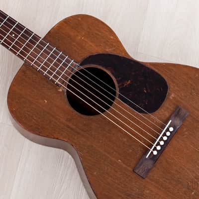 1943 Martin 0-15 Wartime Mahogany-Topped Vintage Acoustic Guitar w/ Case image 8