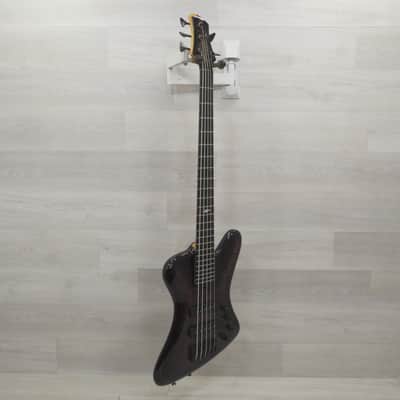Roscoe  TB-3005 Bass Guitar - Trans Black image 5
