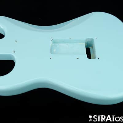 Vintage 50s RI Fender Stratocaster Strat BODY Guitar 1950s Reissue Daphne Blue image 3