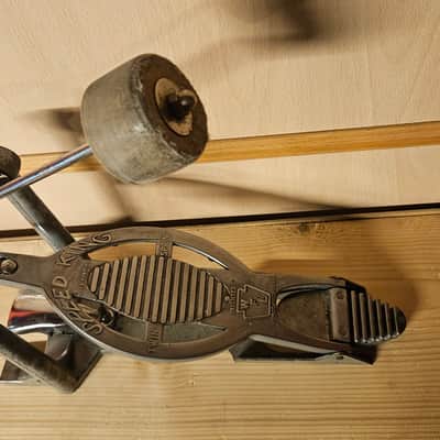 WFL Speed King Bass Drum Pedal 1951 - 1958 - Silver image 2