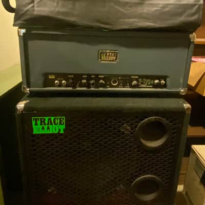 Trace Elliot 220 watt all tube (V-4 type) 80s, 90s Green tolex and carpet image 3