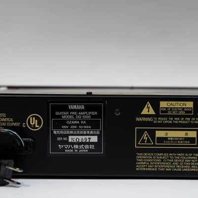 Yamaha DG 1000 Guitar Preamp & Amp Modeller Rackmount | Reverb