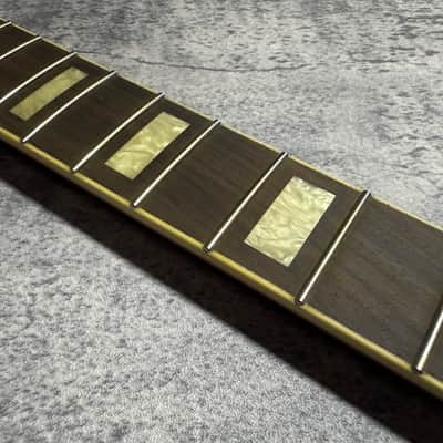 Real Life Relics Nitro 1A Curly Flame Maple Roasted Jazzmaster® Stratocaster® Style Neck Rosewood 21 Fret large Headstock JMRFMR  #2 image 3