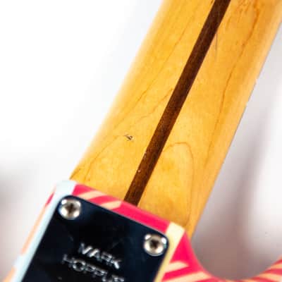 Fender Custom Pink Plaid "Groundskeeper Willie" Precision Bass Owned by Mark Hoppus image 16