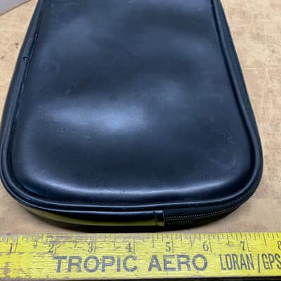 LARGE VINYL ZIPPERED MICROPHONE/ ACCESSORIES POUCH/ BLACK- MAKE OFFER! image 8