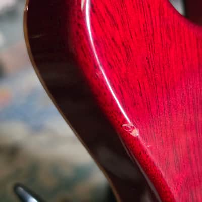 1986 PRS Custom 24 - Birds, Flame Top, Cherry Burst - w/ Case image 20