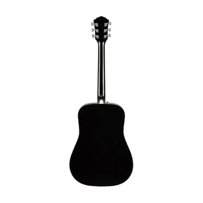 Fender FA-125 Dreadnought Acoustic Guitar w/Bag, Walnut FB, Black image 2