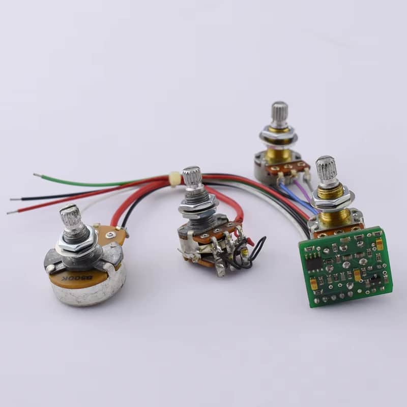 1 Set Active 2 Band EQ Preamp Circuit For Passive Bass Pickup image 1