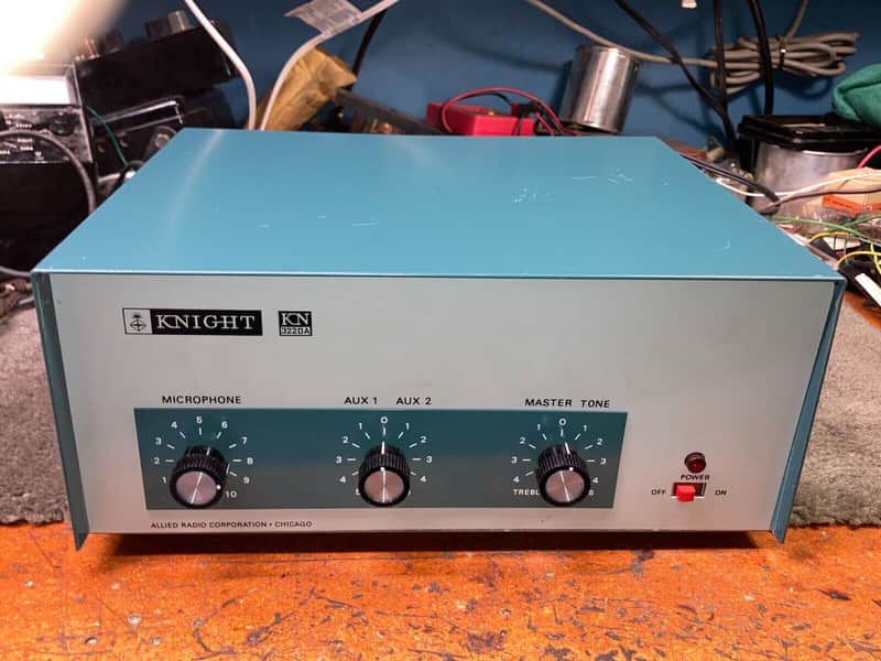 Knight KN-3220A 20 Watt Tube Amplifier, Works and Sounds Good image 1