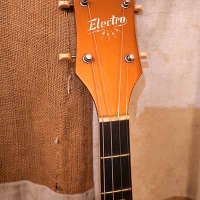 Harmony Electro Electric Tenor Banjo 1954 Copper image 3