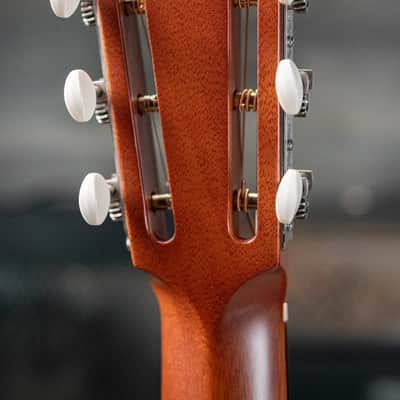 National Gold Dueco 14-Fret Resonator Guitar with Hardshell Case image 6