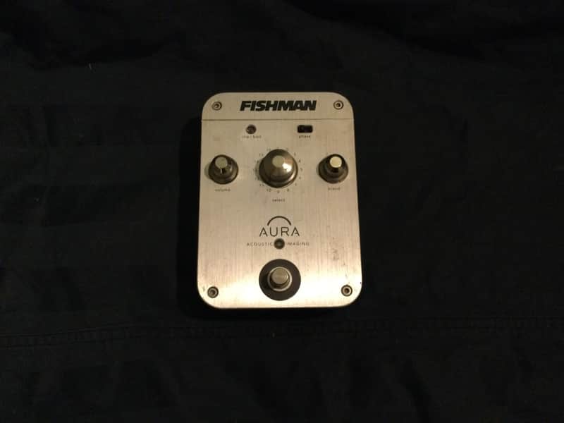 Fishman Aura Acoustic Imaging Jumbo Pedal 2010s - Silver image 1