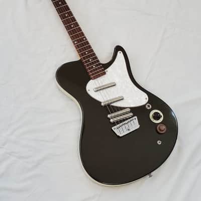 Danelectro Mod 6 HSS Made in Korea Rare Mid 90s Electric Guitar - Black Sparkle Finish + Gig Bag image 2