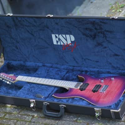 ESP USA M-II HT SD RM - Cranberry Burst - Demo Bare Knuckle Juggernaut image 23