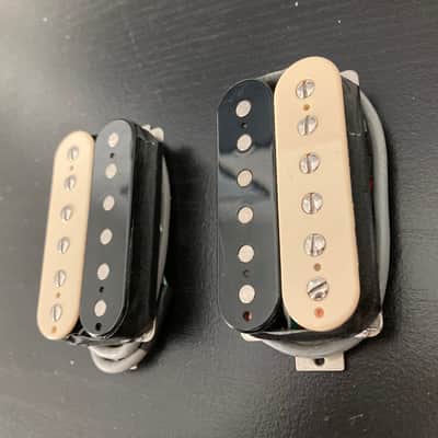 Epiphone Alnico Classic Pro Cream/Black Zebra Humbucker Guitar Pickup Set - Cream / Black Zebra image 1
