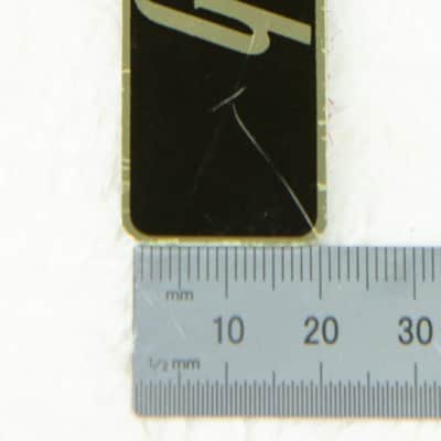 RARE 1970s Gibson Purple Lined Case Name Plate / Badge image 7