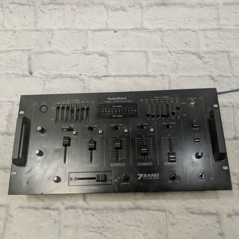 Radio Shack 32-3012 3 Channel Stereo DJ Mixer image 1
