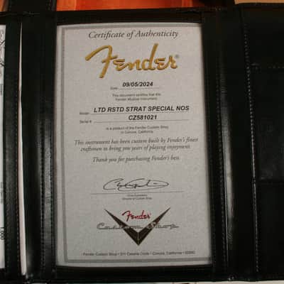Fender Custom Shop Limited Edition Roasted Strat Special NOS Aged Black 1021 image 12