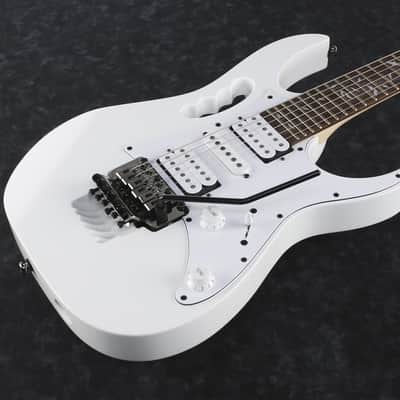 Ibanez JEM Jr. Steve Vai Signature 6-String Electric Guitar, White (JEMJRWH) image 10