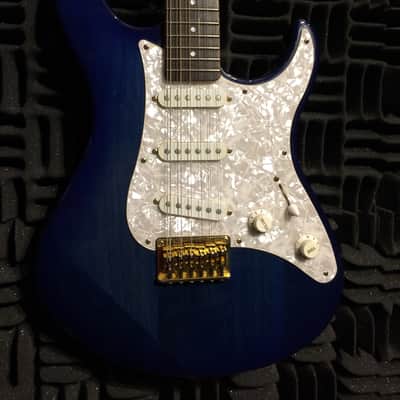 Yamaha Pacifica Trans Blue Sunburst 12 String Solid Body | Reverb