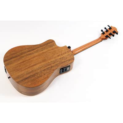 Lag Guitars Tramontane HyVibe THV20DCE Dreadnought Acoustic-Electric Smart Guitar Regular Natural image 2