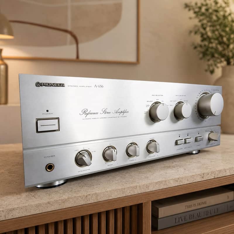 Pioneer A-656 Rare Vintage Stereo Integrated Amplifier Tested Hi-Fi Warranty image 1