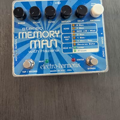 Electro-Harmonix Stereo Memory Man With Hazarai Digital Delay / Looper 2007 - Present - Blue image 2