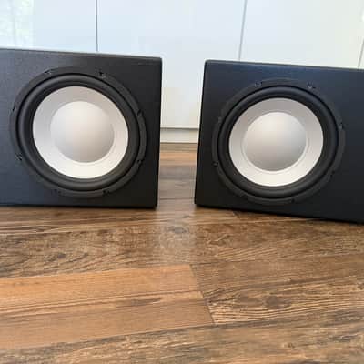 Dayton Audio 500 watt Subwoofer PAIR Dayton Audio SPA500DSP 2020 - Black image 1