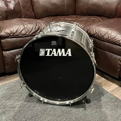 VINTAGE TAMA Swingstar 22x16 bass drum 1980's - Misty Chrome image 1