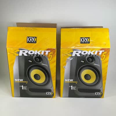 KRK Rokit 5 G3 Powered Studio Monitor Speaker Pair Tested Working image 14