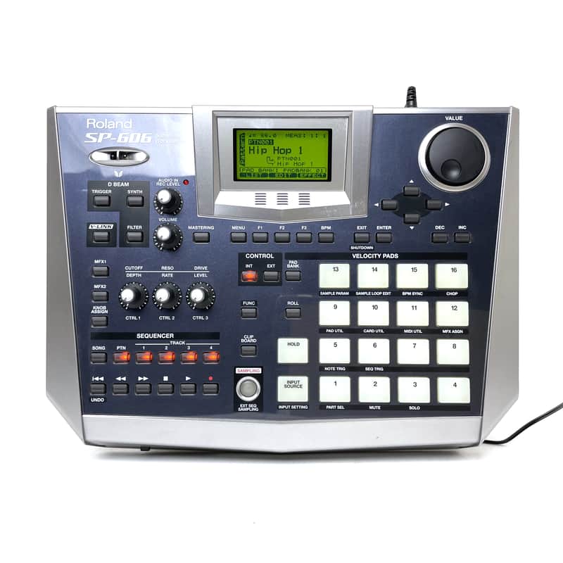 Roland SP-606 w/ 512MB CF Card & Universal power supply Sampler 2000s y2k Made in Japan Worldwide Shipment image 1