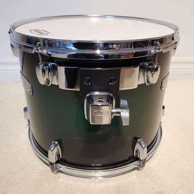 Mapex M 14"x11"inch Tom Drum W/Mount - Lacquered Green Fade - Gorgeous Clean A+ image 9