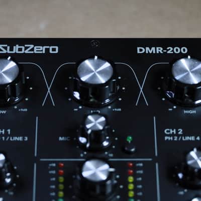 SubZero SZ-DMR-200 Rotary DJ Mixer 2-Channel | Reverb