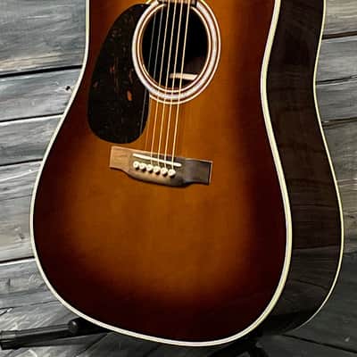 Martin Left Handed D-28 Standard Series Acoustic Guitar- Ambertone finish image 3