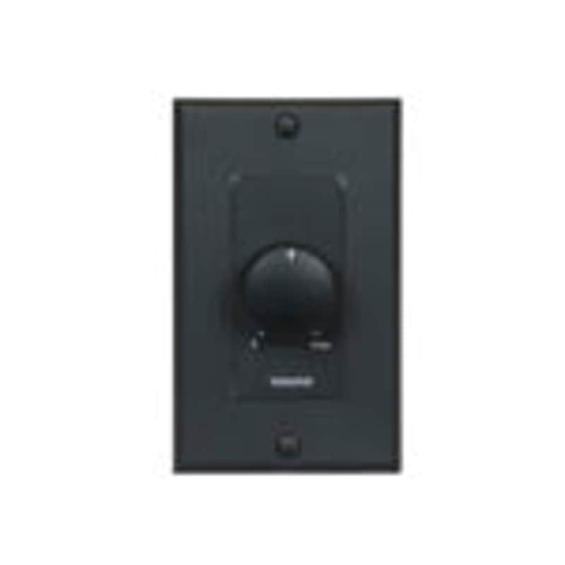 Lowell 100LVC-DB Attenuator, 100W, 70V/25V, Single Gang, Decorator Black image 1