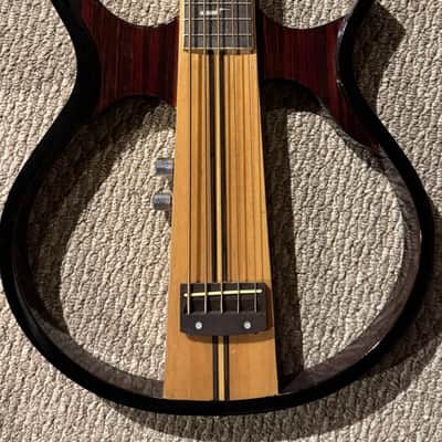 Sojing Bass Guitar - Stained Wood image 2