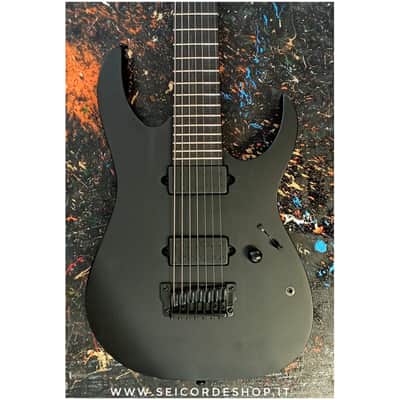 Ibanez RGIXL7-BKF Iron Label Black Flat image 6