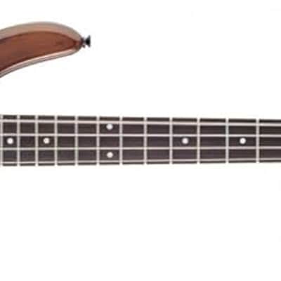Stagg BC300 4-String Fusion Electric Bass Guitar - Walnut Stain image 2